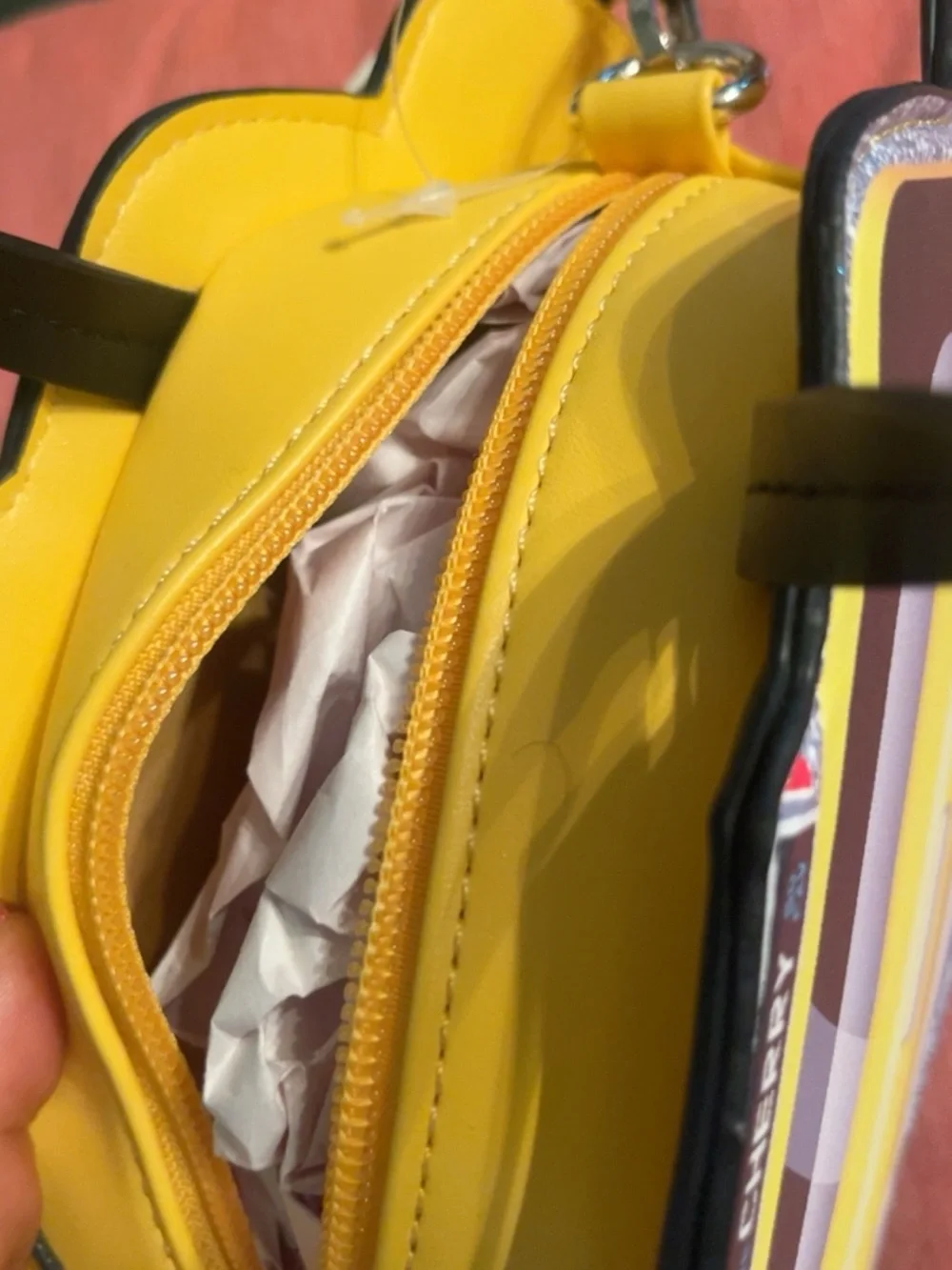 Yellow Novelty Taxi-Shaped Women's Handbag